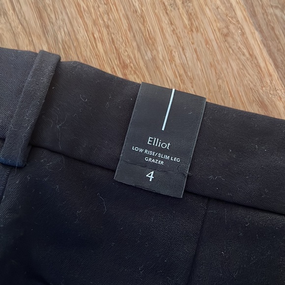 NEW Aritzia Babaton Elliot Pant Bi-Stretch Cigarette Ankle Pant Black Size 4 - Picture 8 of 8